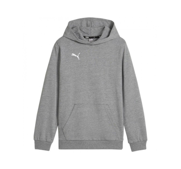 Puma Team Goal Casuals Hoddy Sweatshirt Grey 658619 33 140cm
