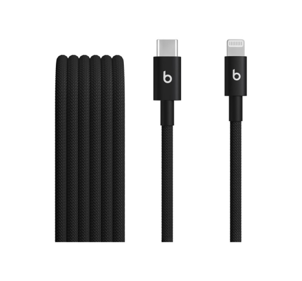 Apple USB-C to Lightning Woven Cable (1.5 m) - Bolt Black | Apple