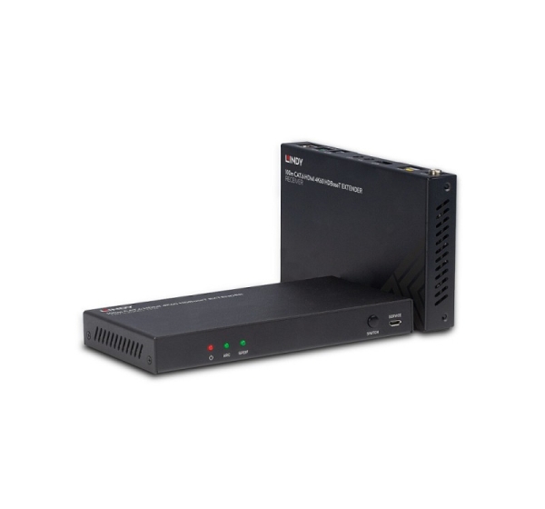 Lindy 100m Cat.6 HDMI 4K60, Audio, IR and RS-232 HDBaseT Extender