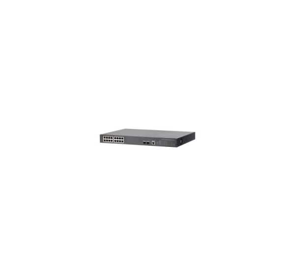 Dahua Technology PoE DH-PFS4218-16GT-240 network switch Managed Gigabit Ethernet (10/100/1000) Power over Ethernet (PoE) Black