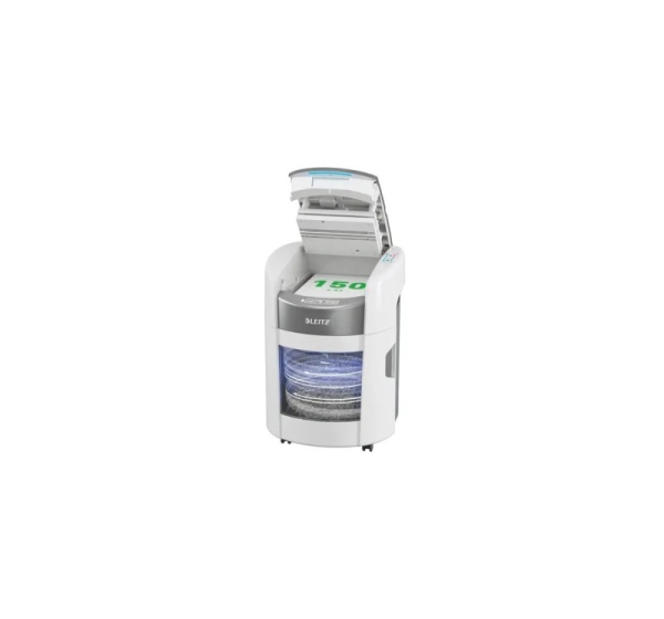 Leitz IQ Optimax AutoFeed 150 80380000 paper shredder, P4, 150 sheets, 15-litre waste bin