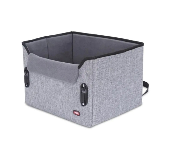 ZOLUX Nomad S grey – car seat for dogs – 41×32×28.5 cm