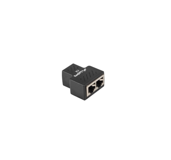 Lanberg ADS-RJ45-2RJ45-OS cable splitter/combiner Black