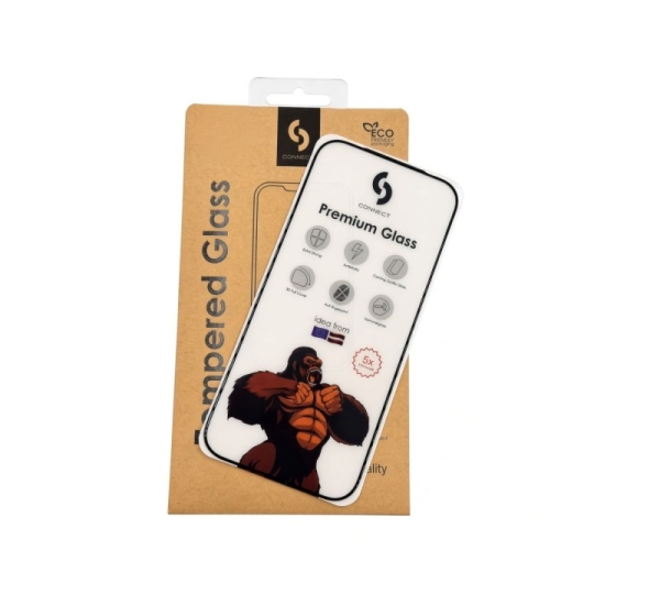 Connect Apple iPhone 17 Pro Max Corning Gorilla Glass Anti-Static 3D Full Cover 5X Stronger