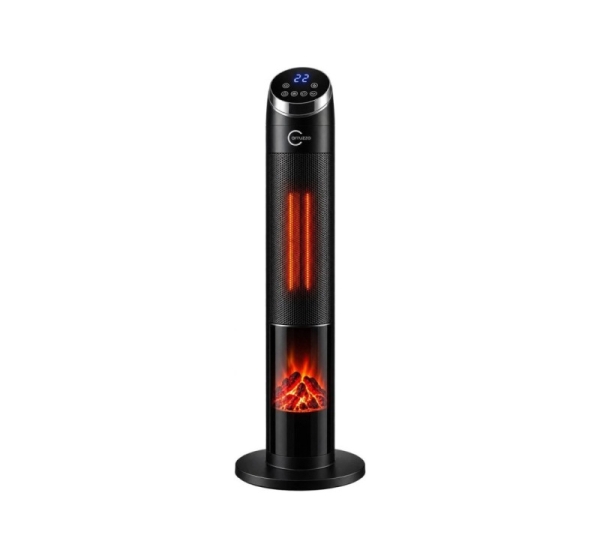CARUZZO Q20H1 95 cm black column-style fan heater