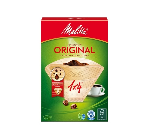 Melitta Original 1x4 80 pc(s) Cone Disposable coffee filter